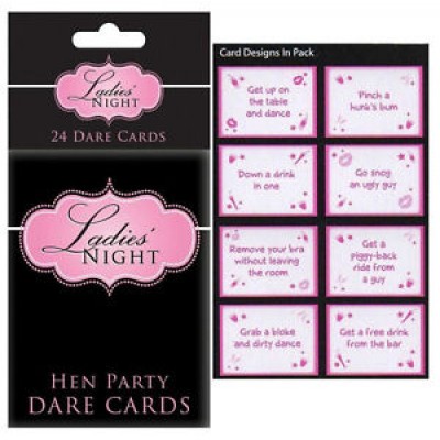 Hen Night Dare Cards 